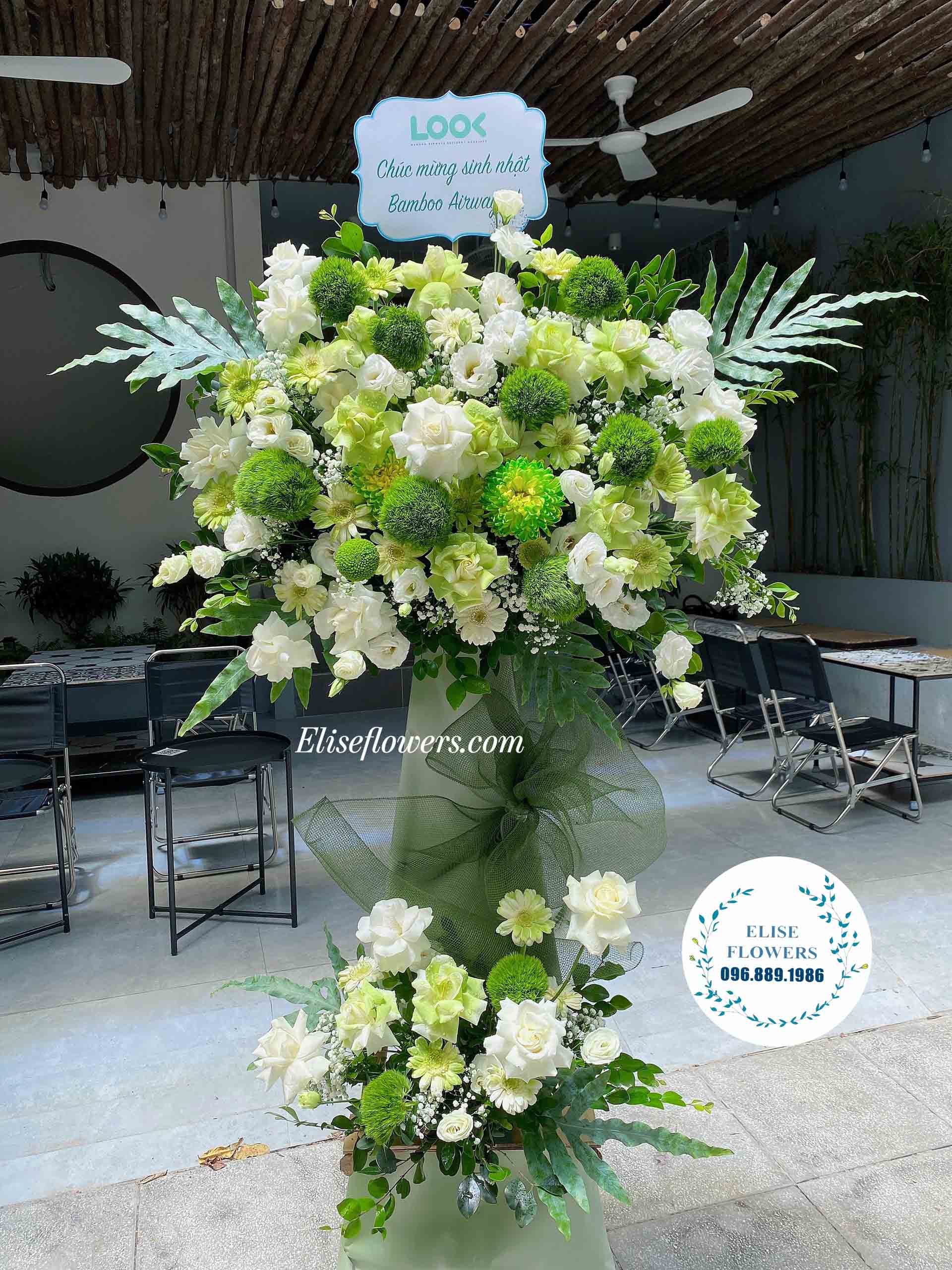 Lẵng hoa chúc mừng khai trương đẹp ở Hà Nội | Shop hoa tươi Cầu Giấy
