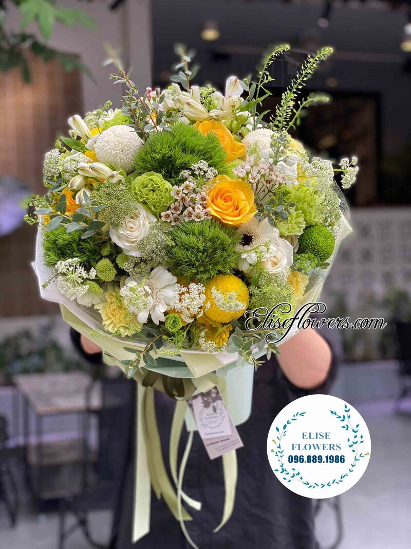 Bó hoa tặng chồng yêu đẹp ở Hà Nội - Hoa sinh nhật ông xã đẹp ở Hà nội
