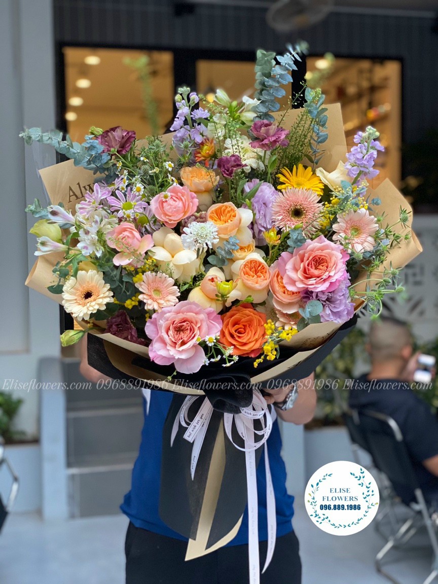 Bó hoa nhập khẩu tặng vợ ngày sinh nhật | Hoa tươi Hà Nội