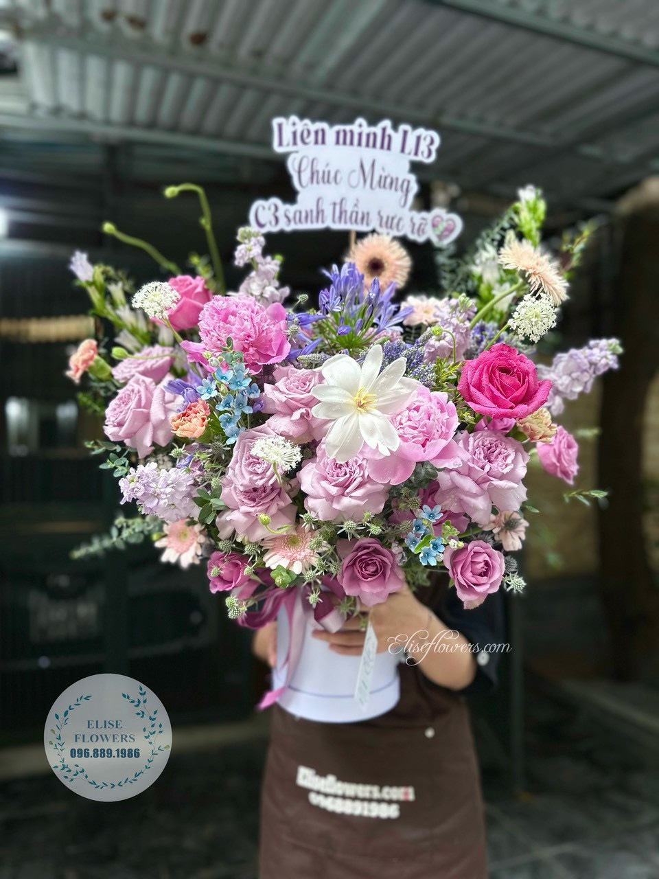 Hop-hoa-tim-hong-chuc-mừng-khai-truong-Dat-hoa khai-truong-Ha-Noi.