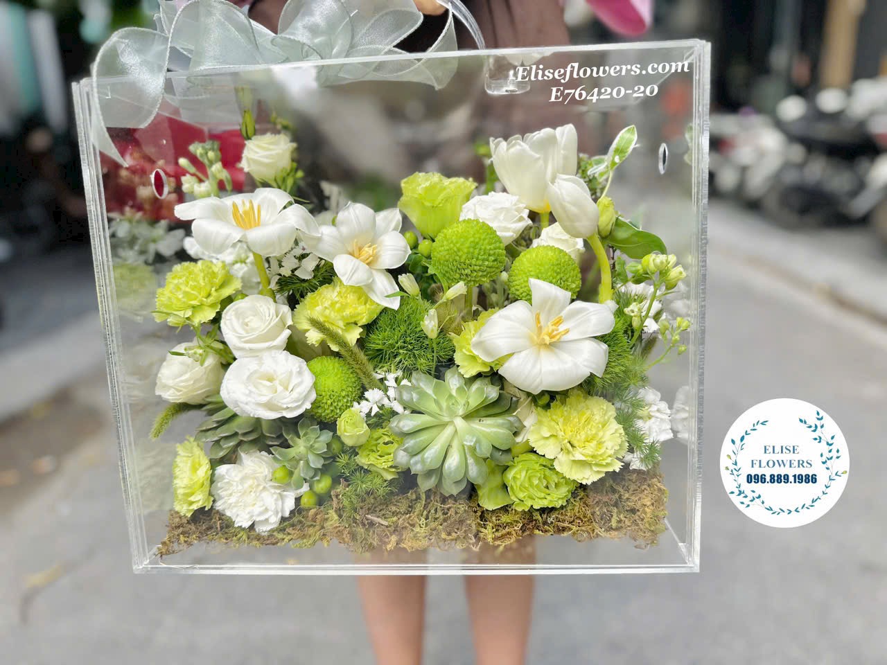 Mua vali cao cấp đẹp Cầu Giấy. Địa chỉ mua vali hoa uy tín Eliseflowers.