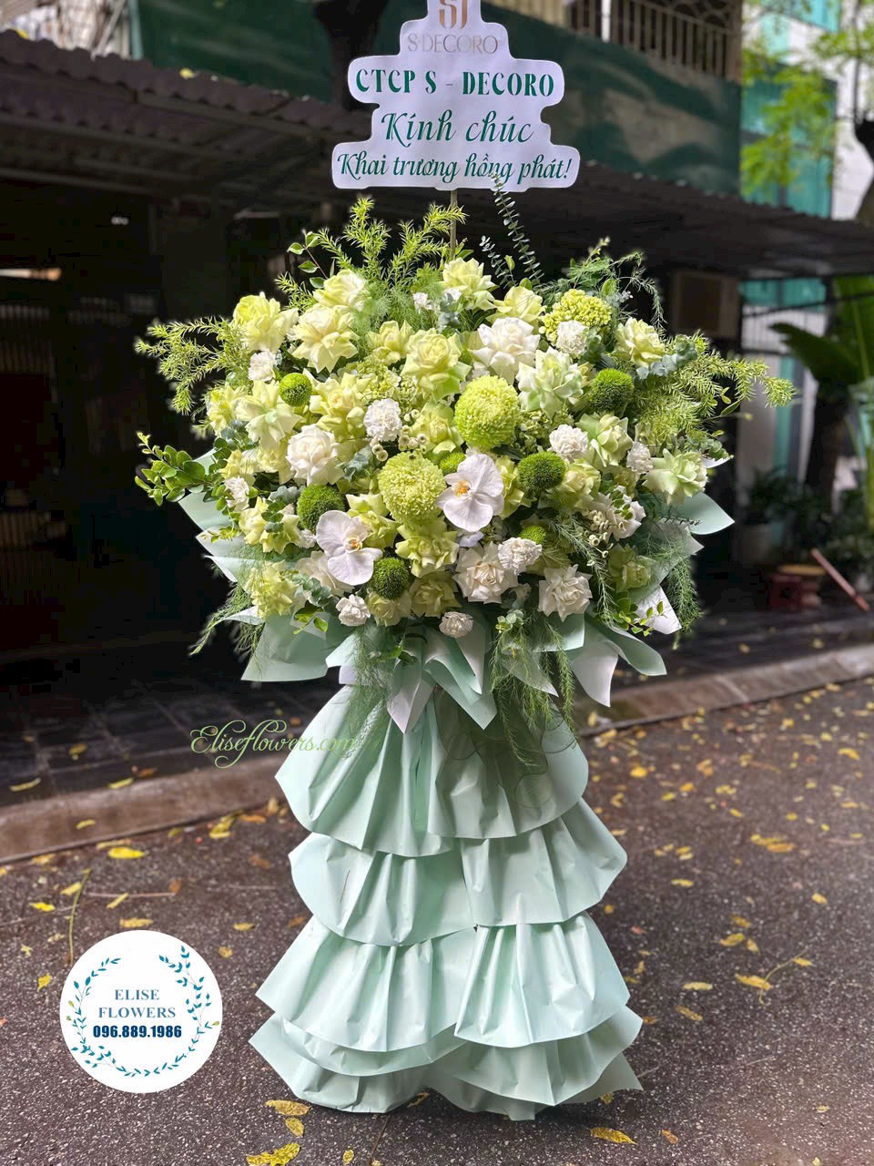 Mẫu hoa khai trương cao cấp. Điện hoa khai trương cao cấp ở Hà Nội