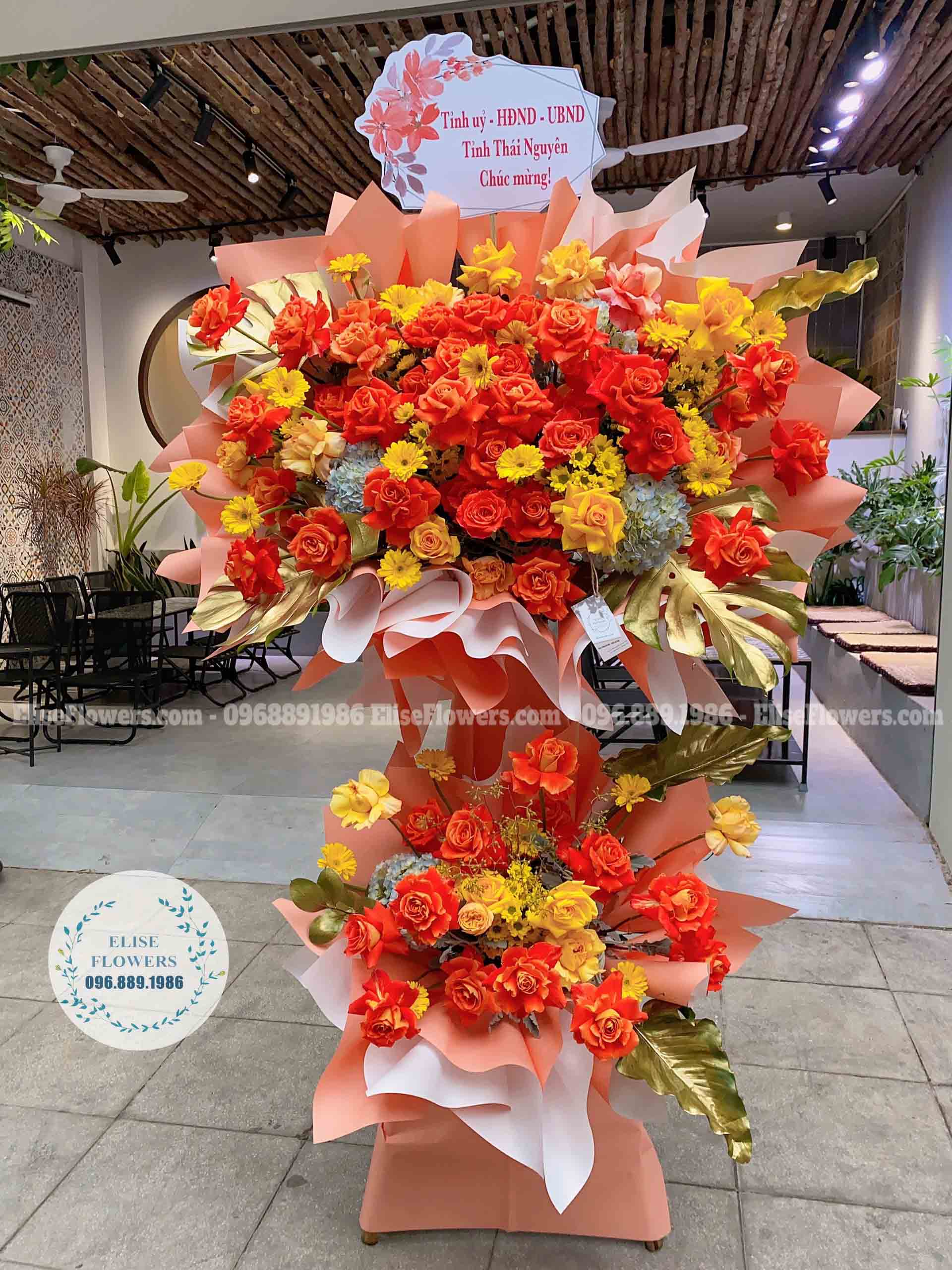 Cây hoa chúc mừng sự kiện hội nghị, hội thảo ở Hà Nội - Hoa sự kiện Hà Nội.