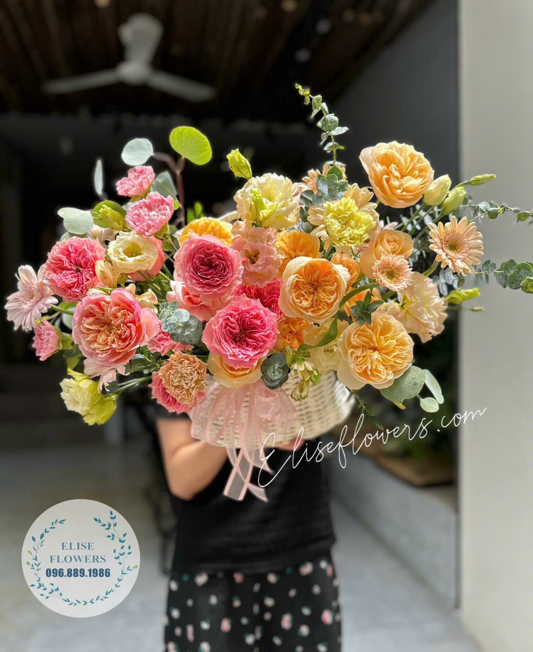 Giỏ hoa sinh nhật đẹp ở Hà Nội | Hoa sinh nhật GIÁ RẺ tại quận Cầu Giấy - Hà Nội