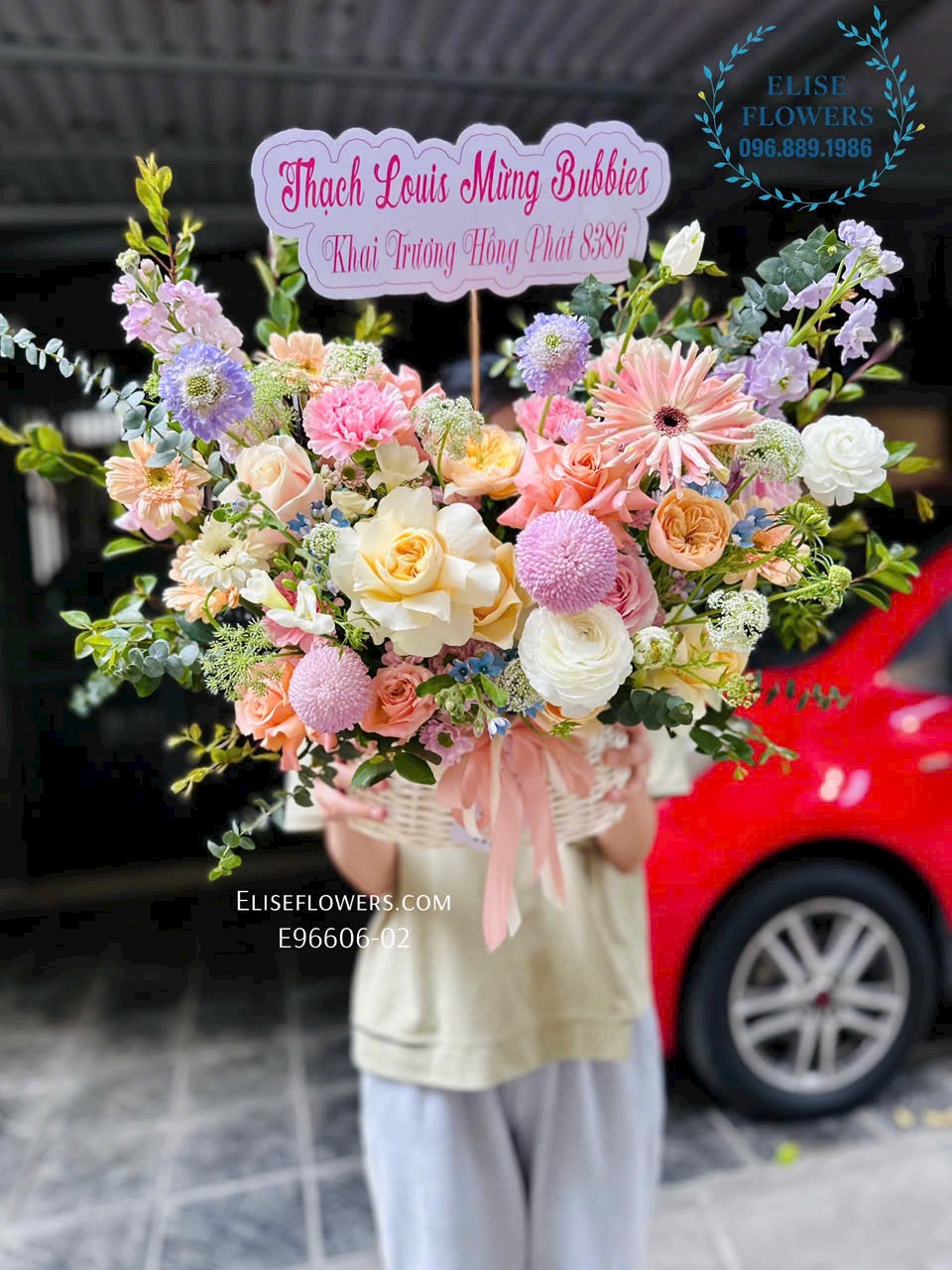 Hoa khai trương đẹp, rực rỡ tại Thanh Xuân. Shop hoa Hà Nội - Eliseflowers