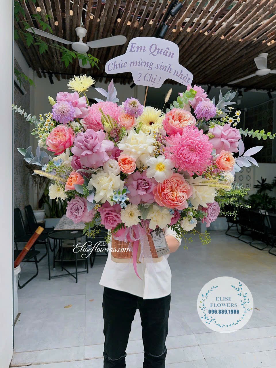 Lẵng hoa khai trương Hà Nội - Đặt hoa khai trương nhanh chóng tại Eliseflowers