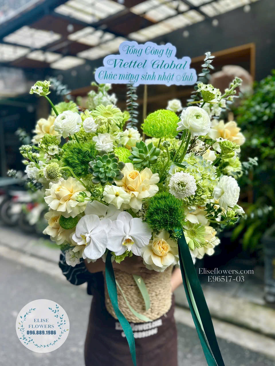 Mua lẵng xanh online ở Hà Nội