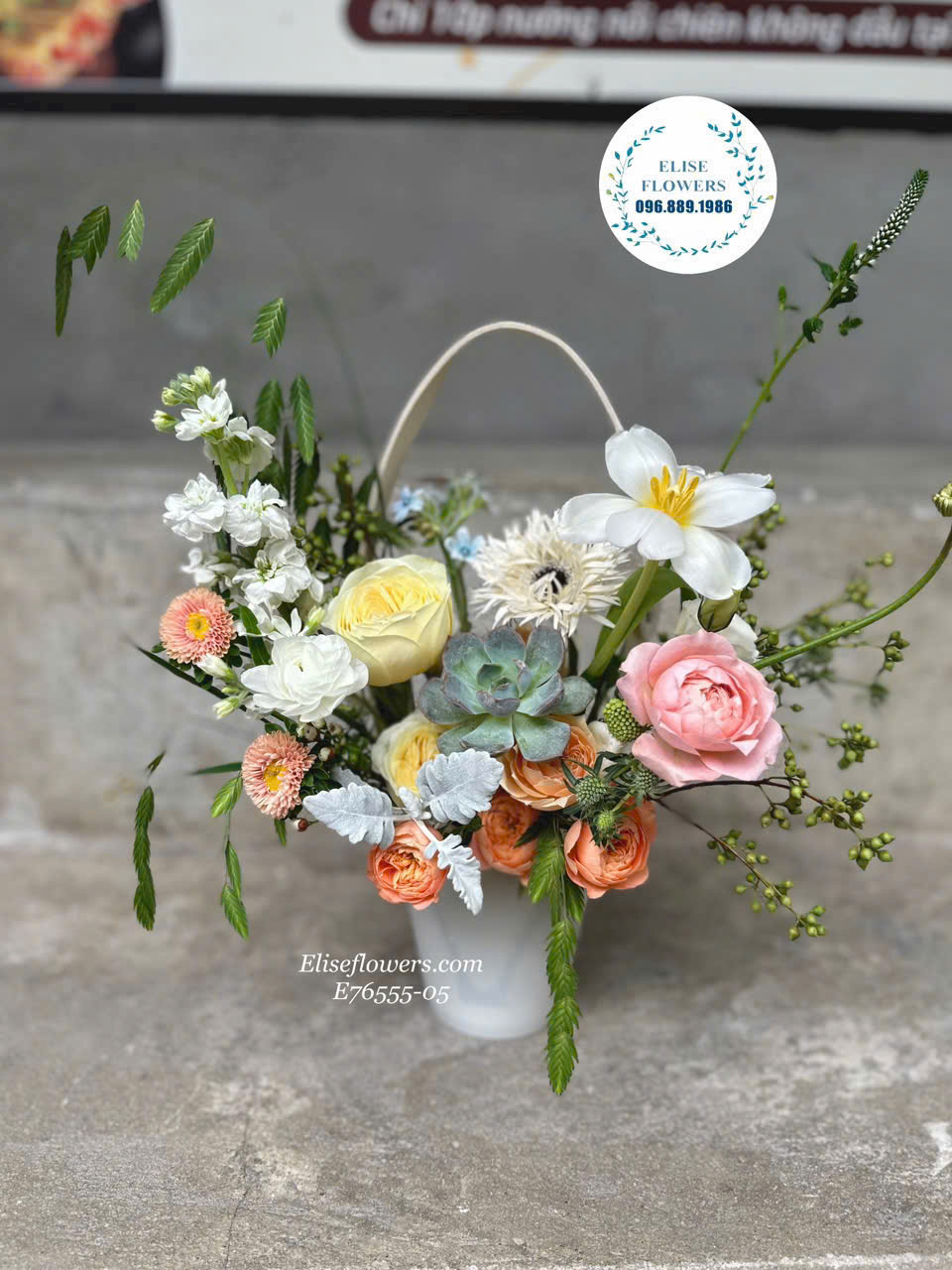 Túi hoa tươi Hà Nội. Đặt mua túi hoa tươi nhập khẩu tại Hà Nội