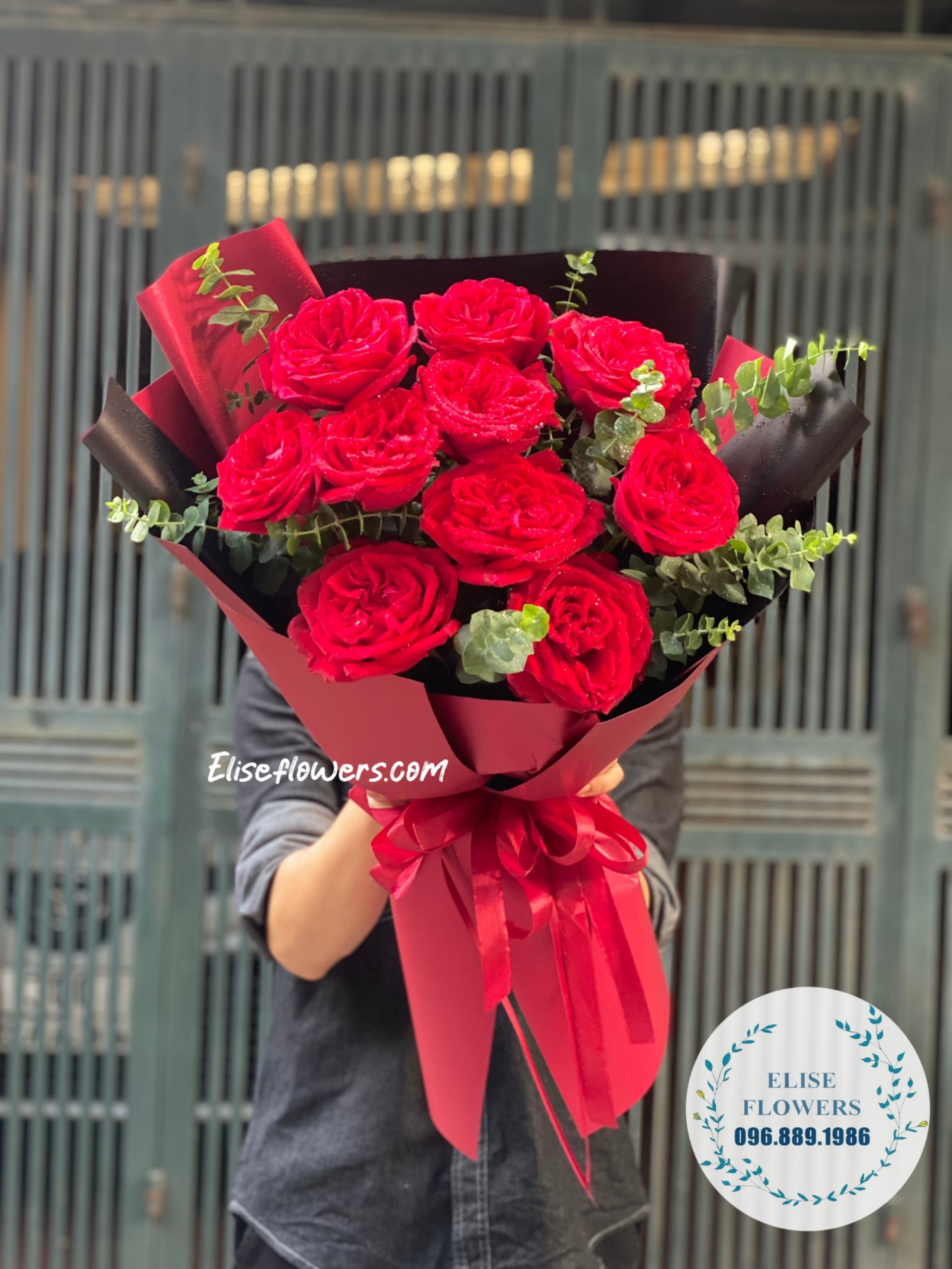 Hoa tặng sinh nhật vợ yêu  Bó hoa hồng màu pastel tươi thắm