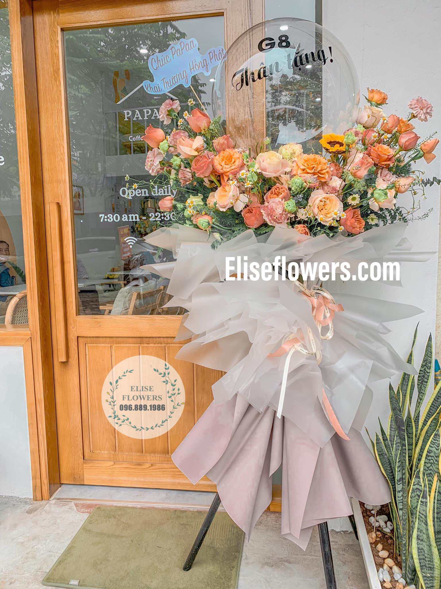 Hoa Khai Trương Bóng Bay - Hoa chúc mừng khai trương bóng bay