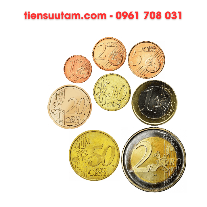 Bộ 8 Xu Euro 