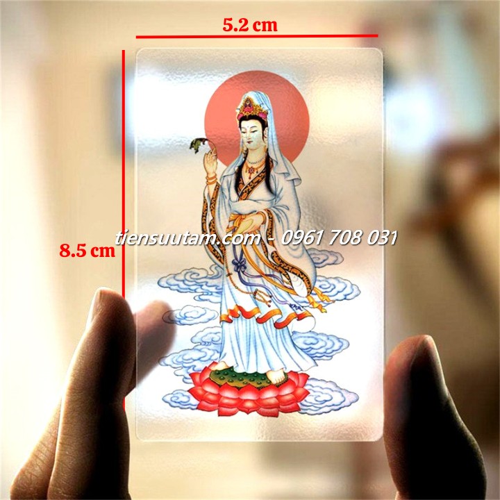 Thẻ Nhựa Hình Bồ Tát Quan Thế Âm