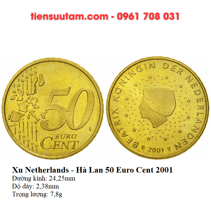Bộ 8 Xu Euro 