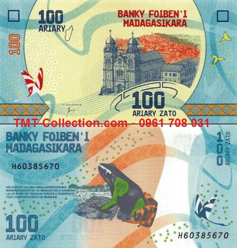 Madagasca 100 Aliary 2017 UNC (tờ)