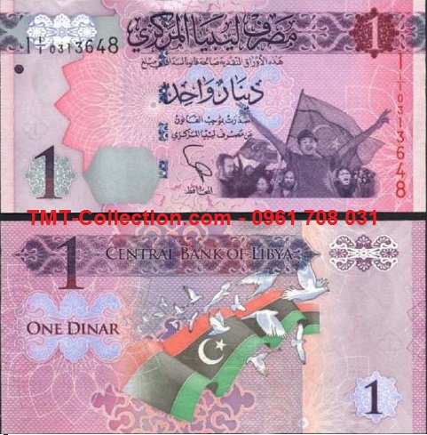 Libya 1 Dinar 2013 UNC (tờ)