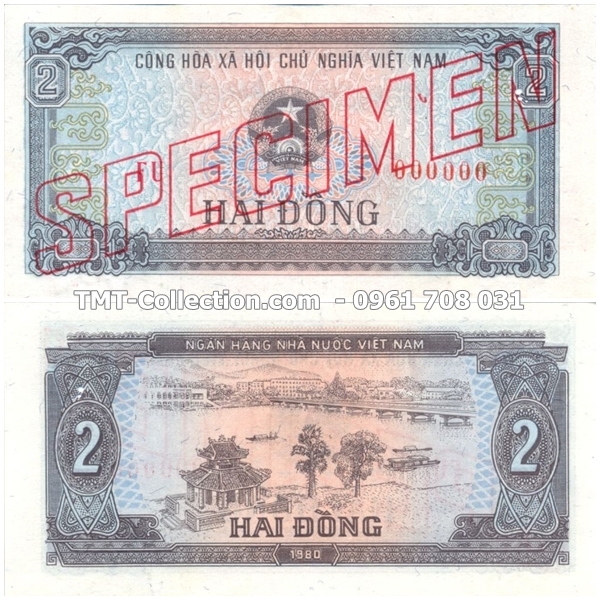 2 đồng 1980 giấy mẫu
