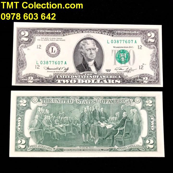 2 Usd 1976 UNC - TMT Collection.com