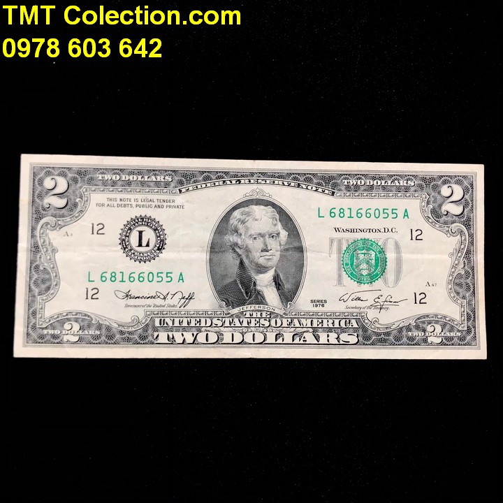 2 Usd 1976 XF - TMT Collection.com