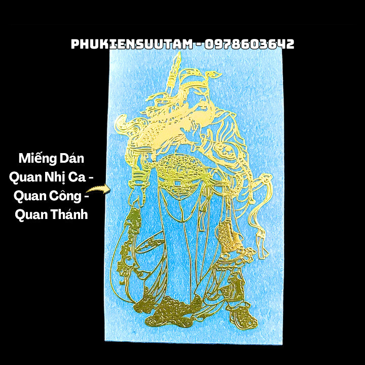 Miếng Dán Quan Nhị Ca - Quan Công - Quan Thánh