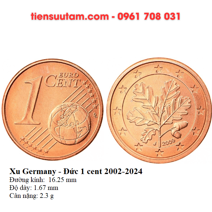 Bộ 8 Xu Euro 