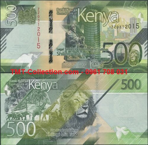 Kenya 500 shillings 2019 Unc