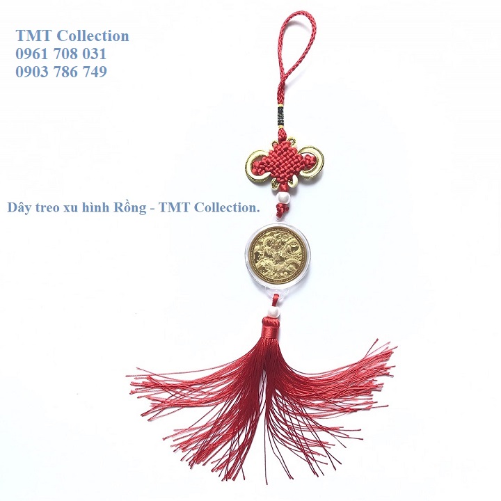 Dây treo may mắn xu hình Rồng - TMT Collection.com