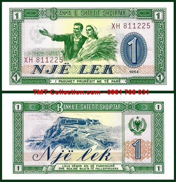 Albania 1 Leke 1964 UNC