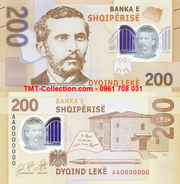 Albania 200 Leke 2019 UNC polyme