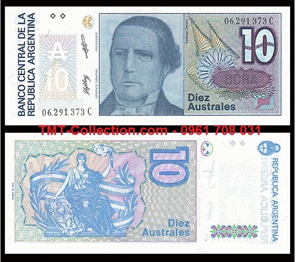 Argentina 10 pesos 1985 UNC
