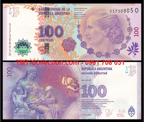 Argentina 100 pesos 2012 UNC