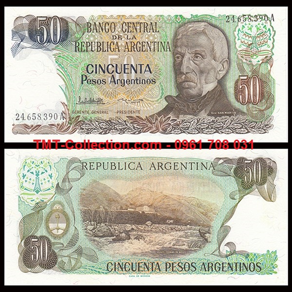 Argentina 50 pesos 1983 UNC