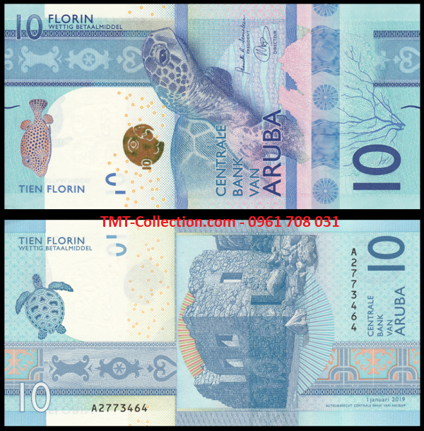 Aruba 10 Florin 2019 UNC