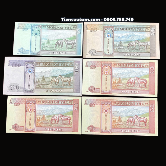 Bao Lì Xì Thần Tài Hoặc Bao Lì Xì Đầu Lân 6 Tờ Mã Đáo Thành Công Mông Cổ