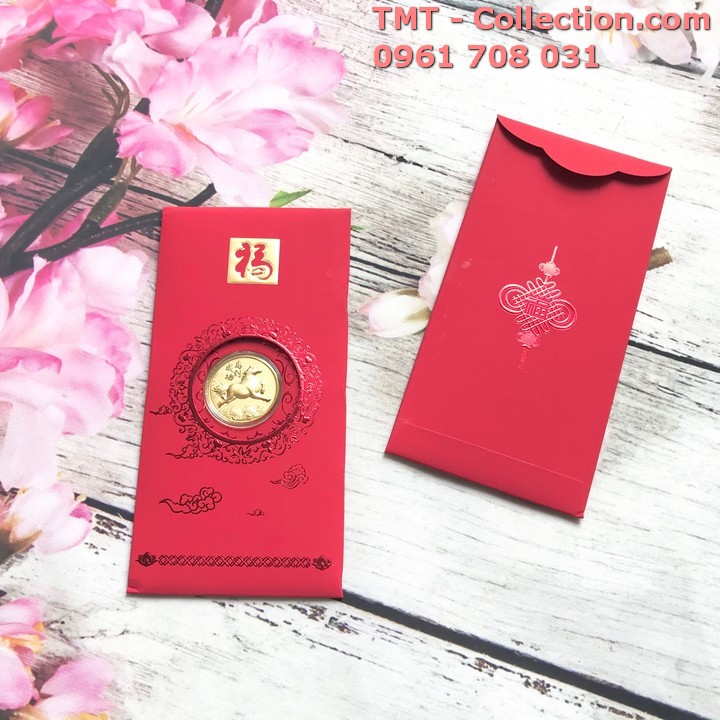 Bao lì xì mạ vàng Mã Đáo Thành Công - TMT Collection