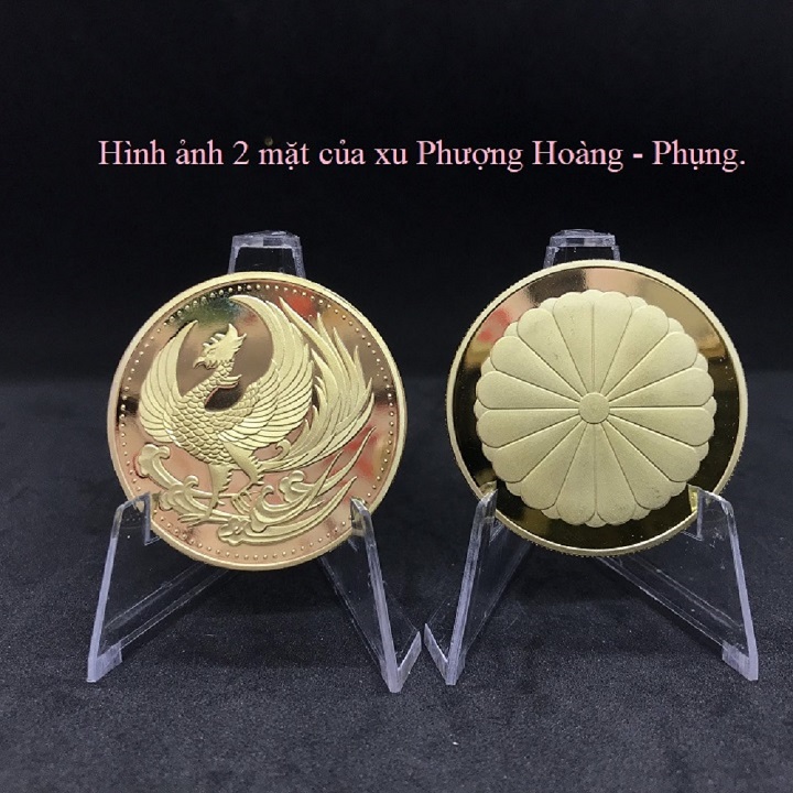 Dây treo may mắn xu hình Phụng (Phượng) - TMT Collection.com