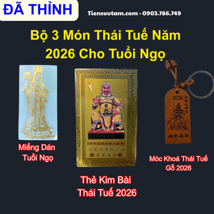 Bộ 3 Món Thái Tuế Năm 2026