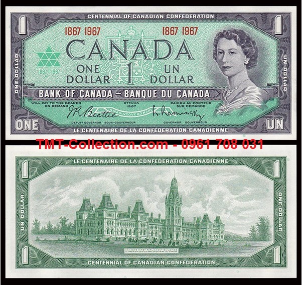 Canada 1 Dollar 1967 UNC