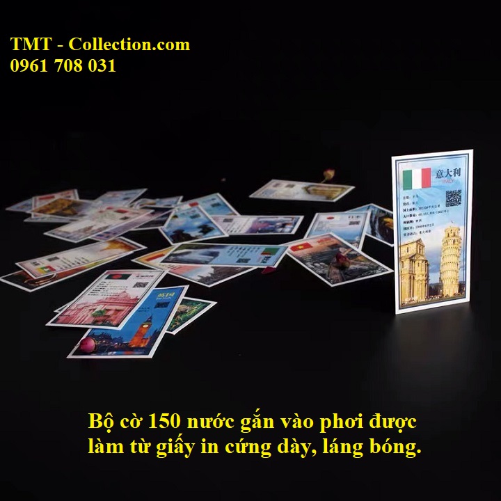 Bộ cờ 150 nước gắn vào phơi - TMT Collection.com