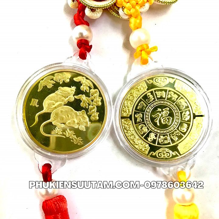 Dây Treo Đồng Xu 12 Con Giáp - Phukiensuutam.com