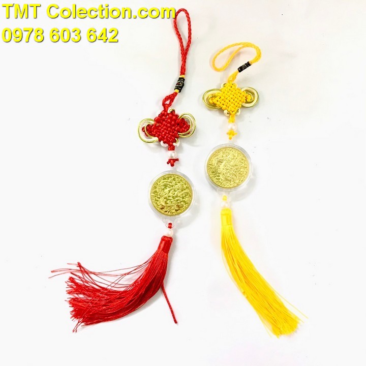 Dây Treo Xu Long Phụng Vàng - TMT Collection