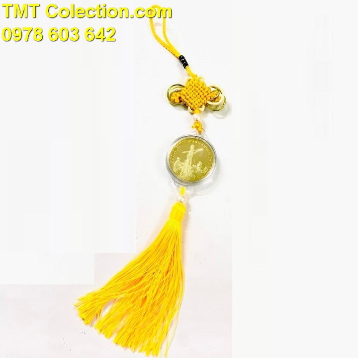 Dây Treo Xu Thánh Tâm Chúa Giêsu Kitô In Màu - TMT Collection