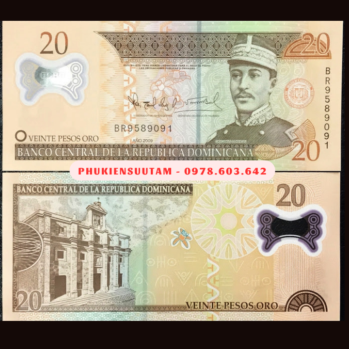 Dominican 20 Pesos 2009 UNC - Phukiensuutam.com