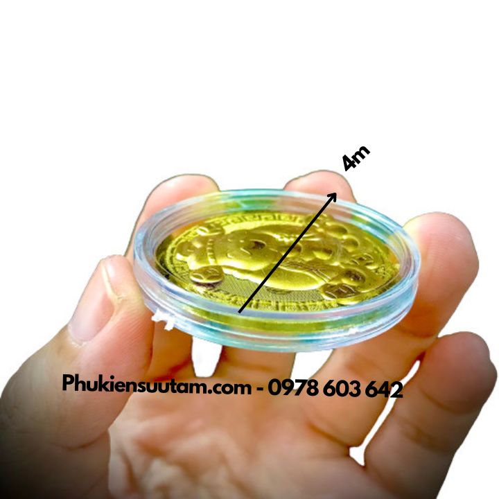 Đồng xu Thần Tài Cute Tặng Túi Gấm TÀI - Phukiensuutam.com