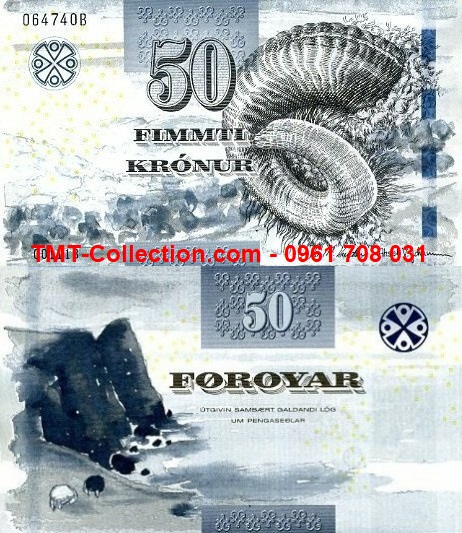 Faroe Islands 50 kronur 2012 UNC