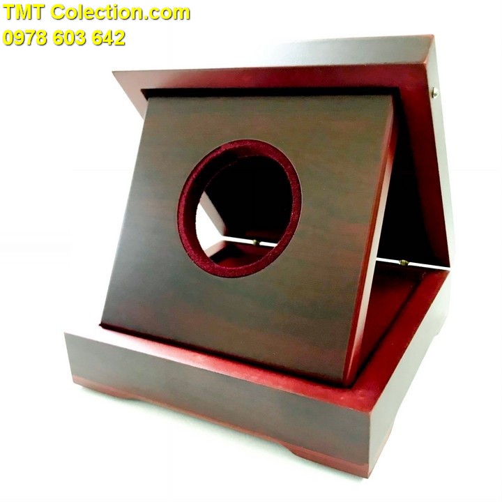 Hộp gỗ trưng bày 1 xu ( Không kèm xu) - TMT Collection.com