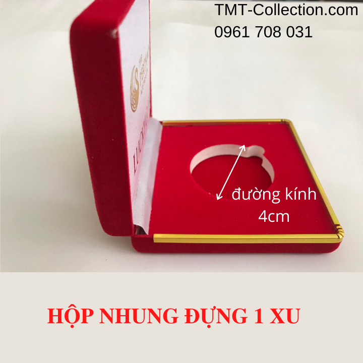 hộp nhung đựng xu