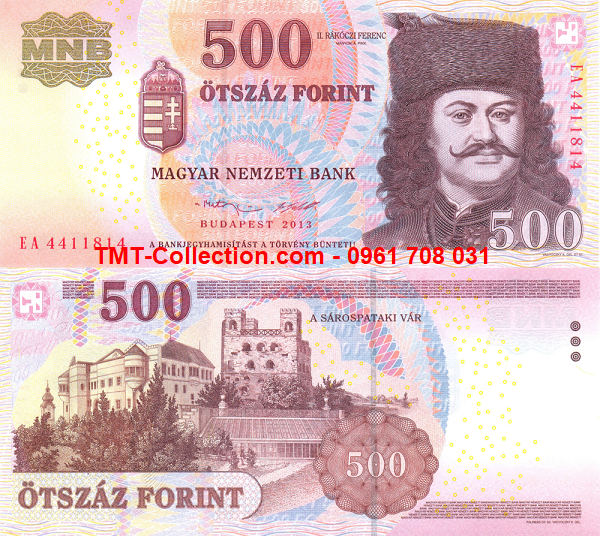 Hungary 500 Forint 2013 UNC 