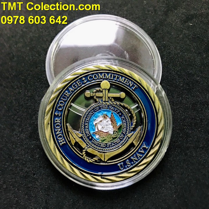 Xu Huy Hiệu Danh Dự Dũng Cảm và Cam Kết Hải Quân Mỹ - TMT Collection.com