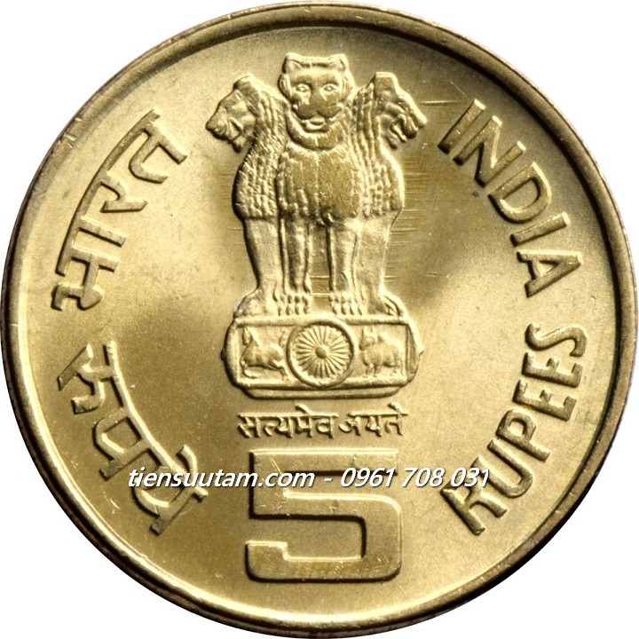 India - Ấn Độ 5 Rupee 2009 - KN 100 năm Thánh Alphonsa
