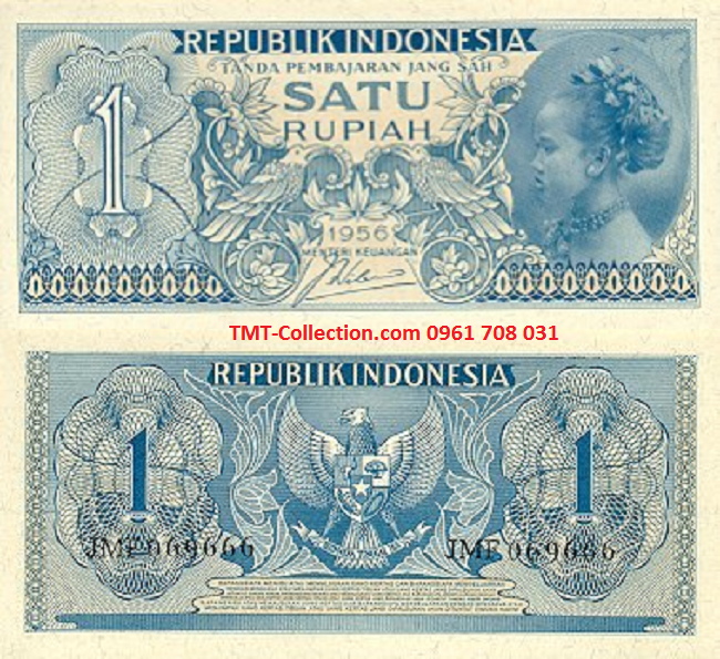 Indonesia 1 Rupiah 1956 UNC